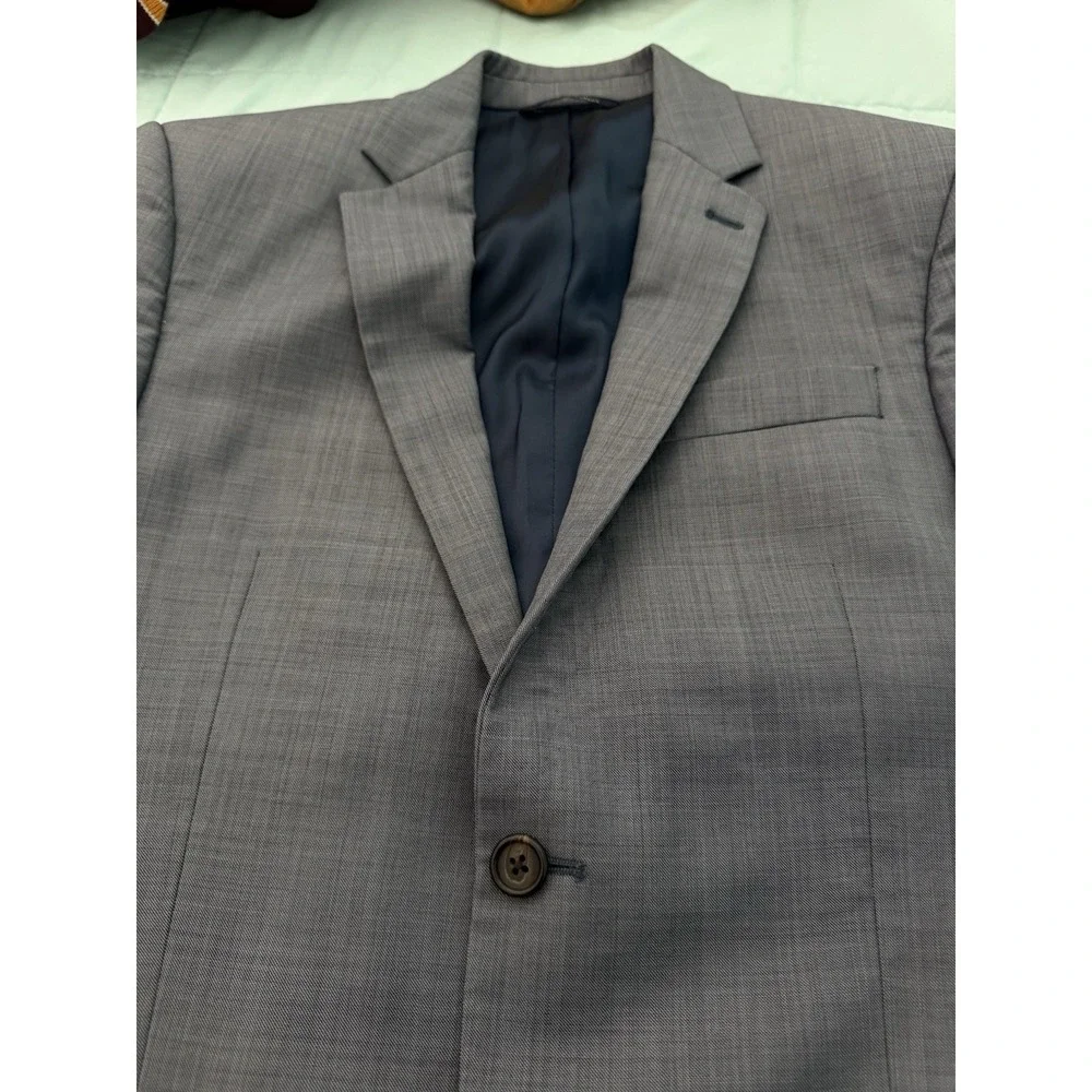 Ralph Lauren Vintage Wool Blue Gray Blazer Jacket Ivy League Heritage 38R Canada